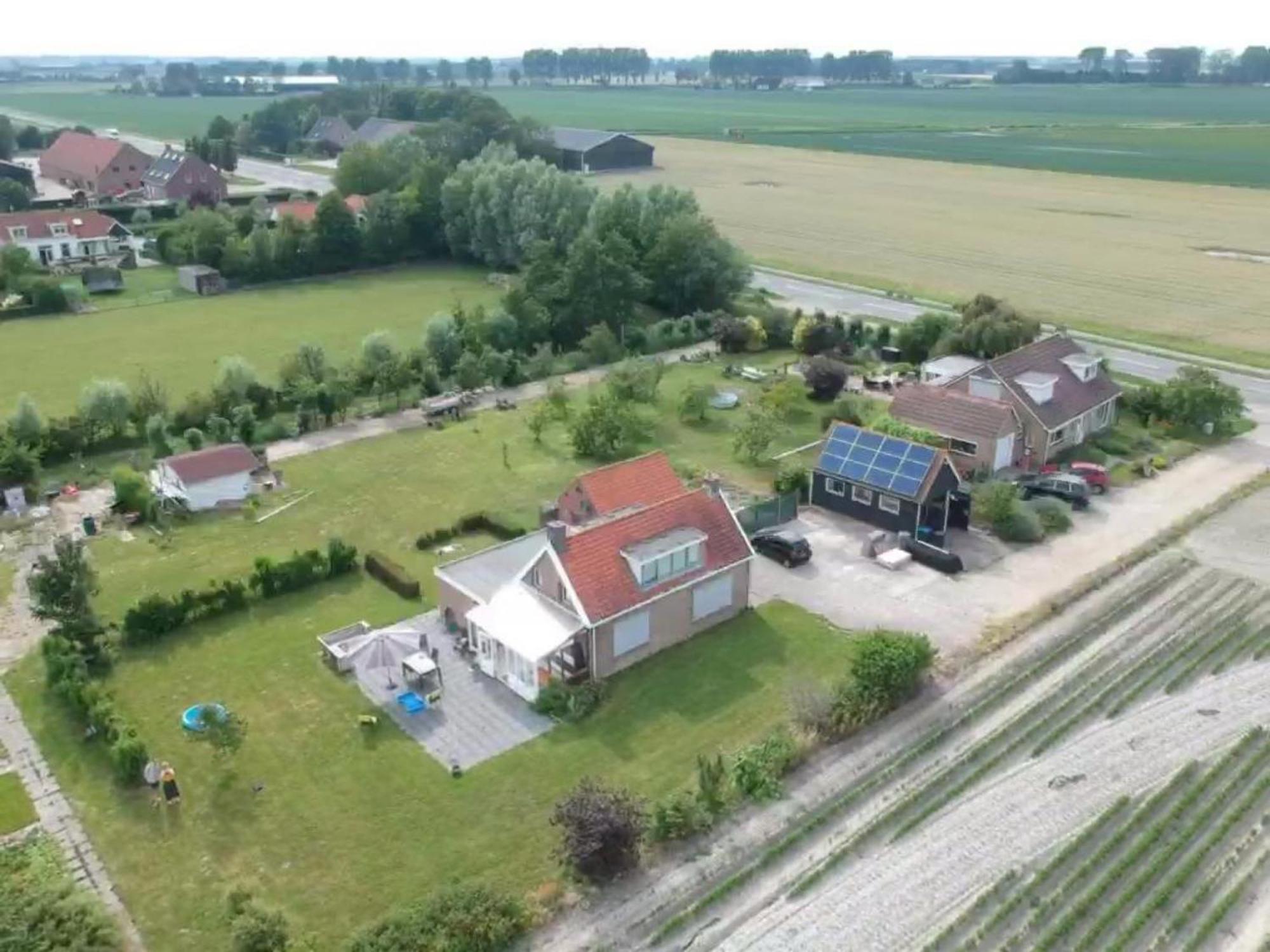 Vrijstaande Ruime Familiewoning Landelijk Gelegen Villa Lewedorp Exterior photo